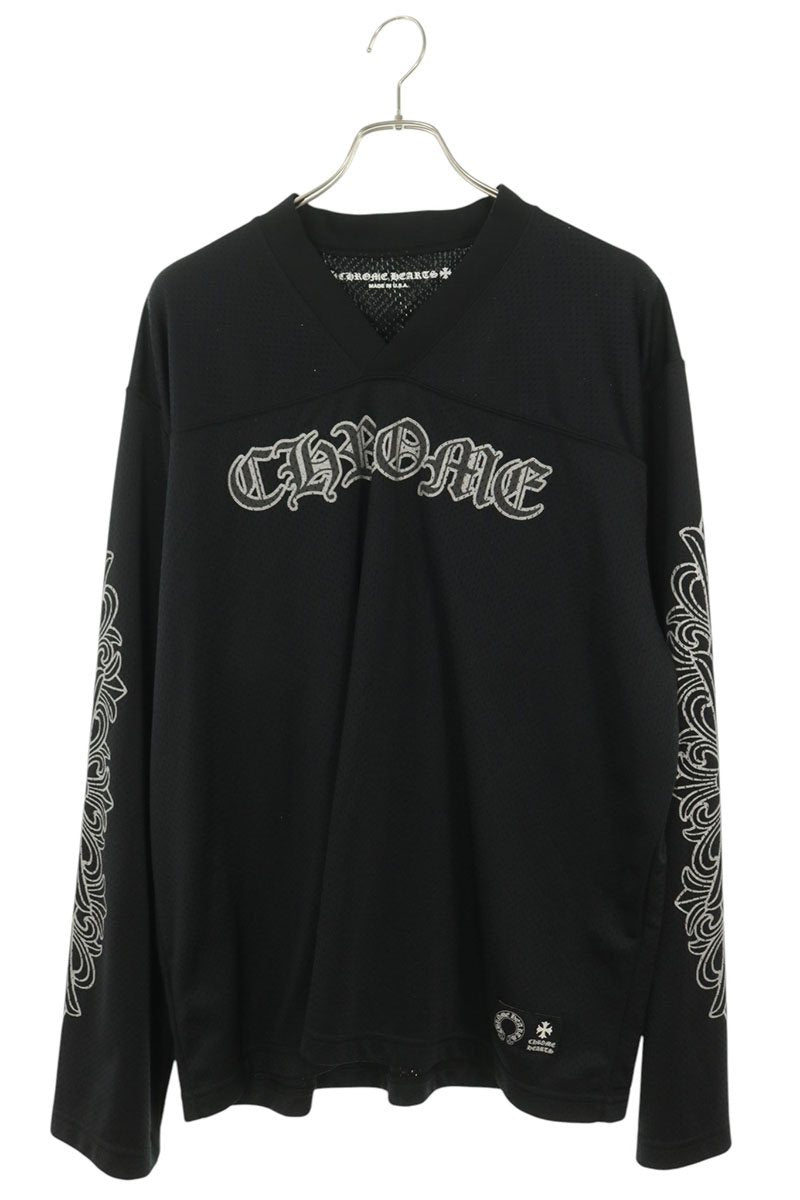 Chrome Hearts MESH WARM UP JERSEY CH Long Sleeve Size L