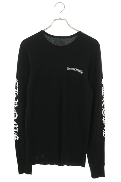 Chrome Hearts Black Thermal Long Sleeve Shirt Sleeve Logo Size L