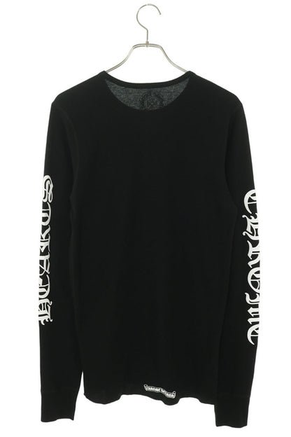 Chrome Hearts Black Thermal Long Sleeve Shirt Sleeve Logo Size L