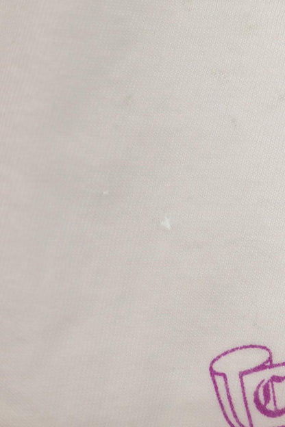 Chrome Hearts White Neck & Sleeve Logo Long Sleeve Shirt Size XL