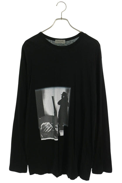 YOHJI YAMAMOTO POUR HOMME 25AW Graphic Long Sleeve T-Shirt Size 3