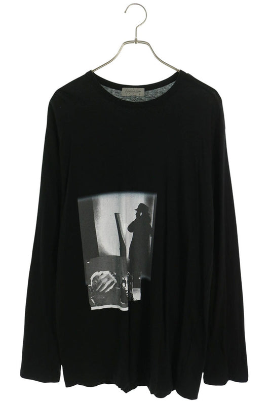 YOHJI YAMAMOTO POUR HOMME 25AW Graphic Long Sleeve T-Shirt Size 3