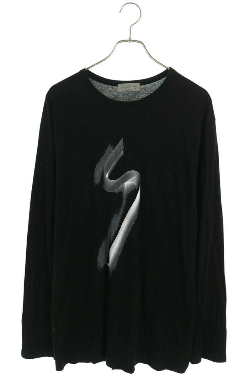 YOHJI YAMAMOTO POUR HOMME 25AW Graphic Tee Black Size 3