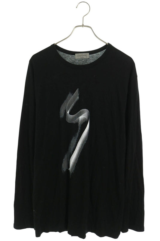 YOHJI YAMAMOTO POUR HOMME 25AW Graphic Tee Black Size 3
