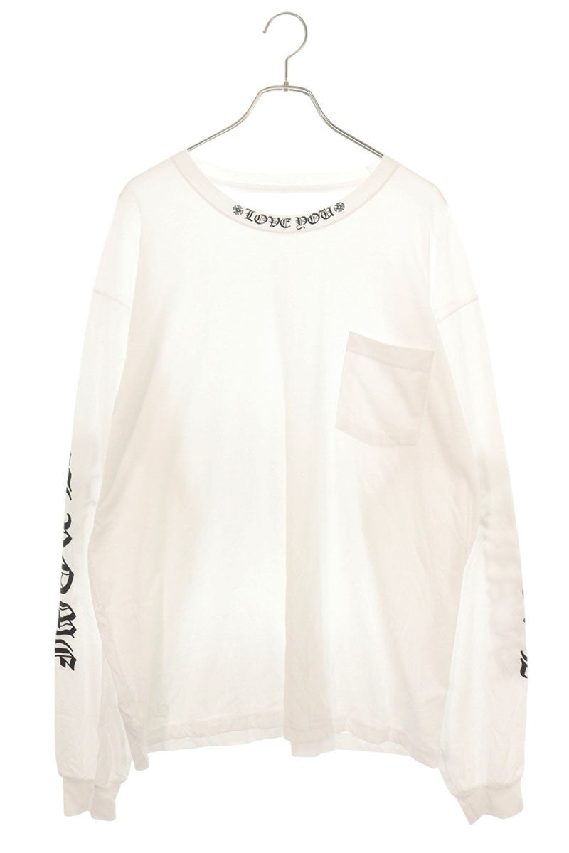 Chrome Hearts Multi YOU Neck Logo Print Long Sleeve Shirt Size XXL