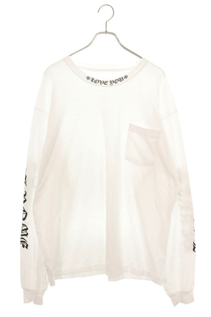 Chrome Hearts Multi YOU Neck Logo Print Long Sleeve Shirt Size XXL