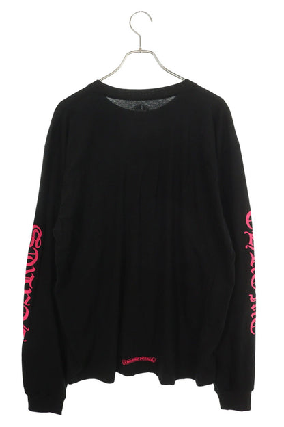 Chrome Hearts Multi Neck Logo Print Long Sleeve Shirt Size XL