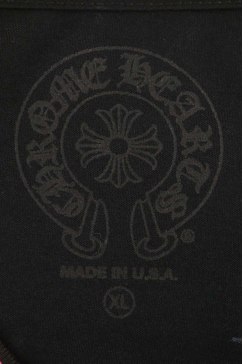 Chrome Hearts Multi Neck Logo Print Long Sleeve Shirt Size XL
