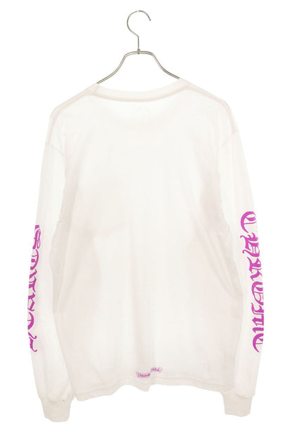 Chrome Hearts Multi Neck Logo Print Long Sleeve Shirt Size L