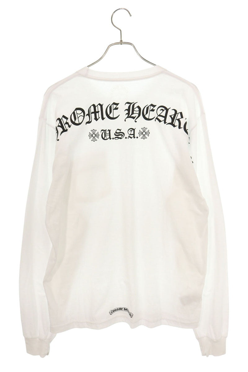 Chrome Hearts Multi Back Logo Print Long Sleeve Shirt Size L
