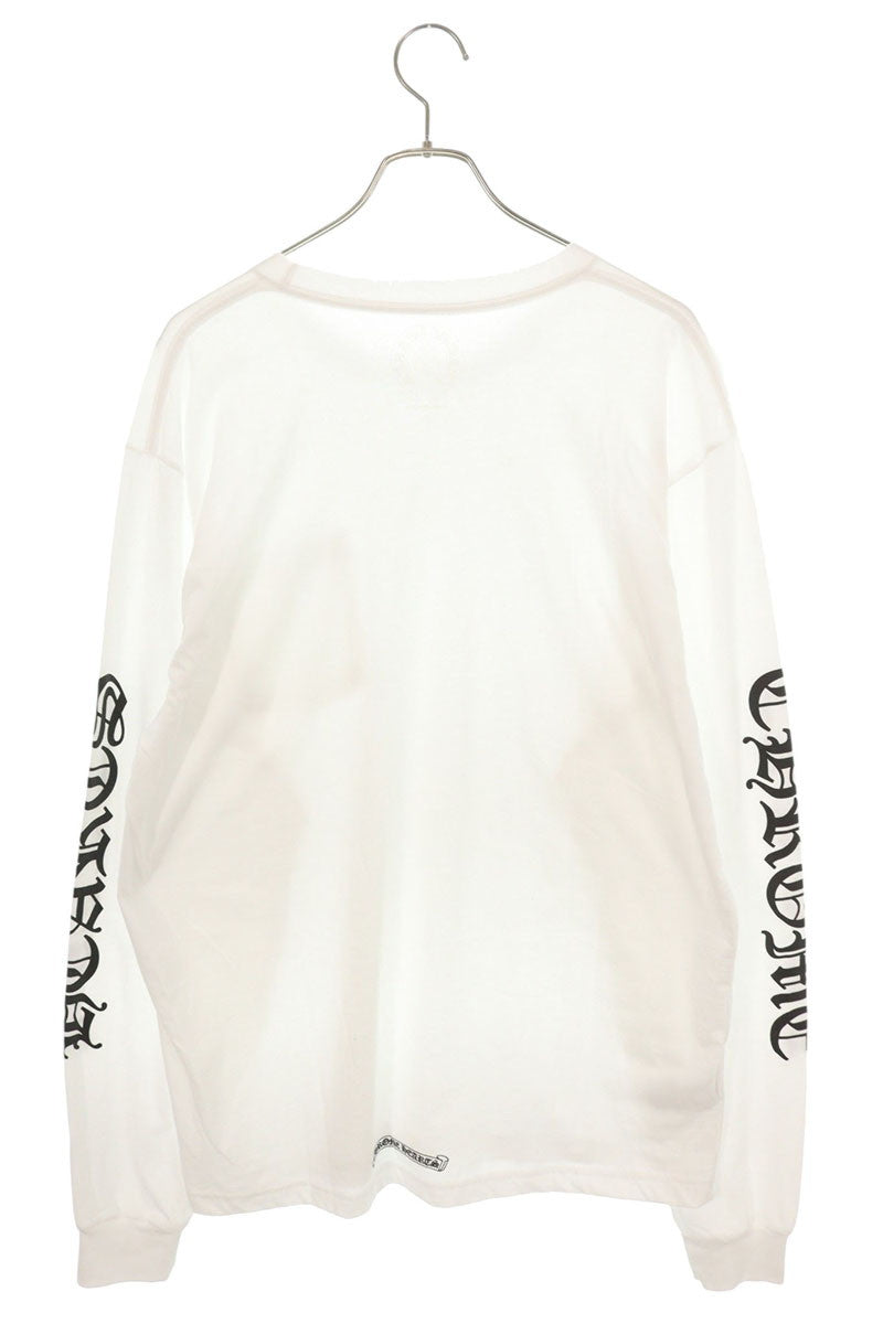 Chrome Hearts Multi Neck Logo Print Long Sleeve Shirt Size XL