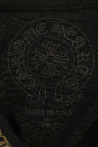 Chrome Hearts Multi Neck Logo Print Long Sleeve Shirt Size M