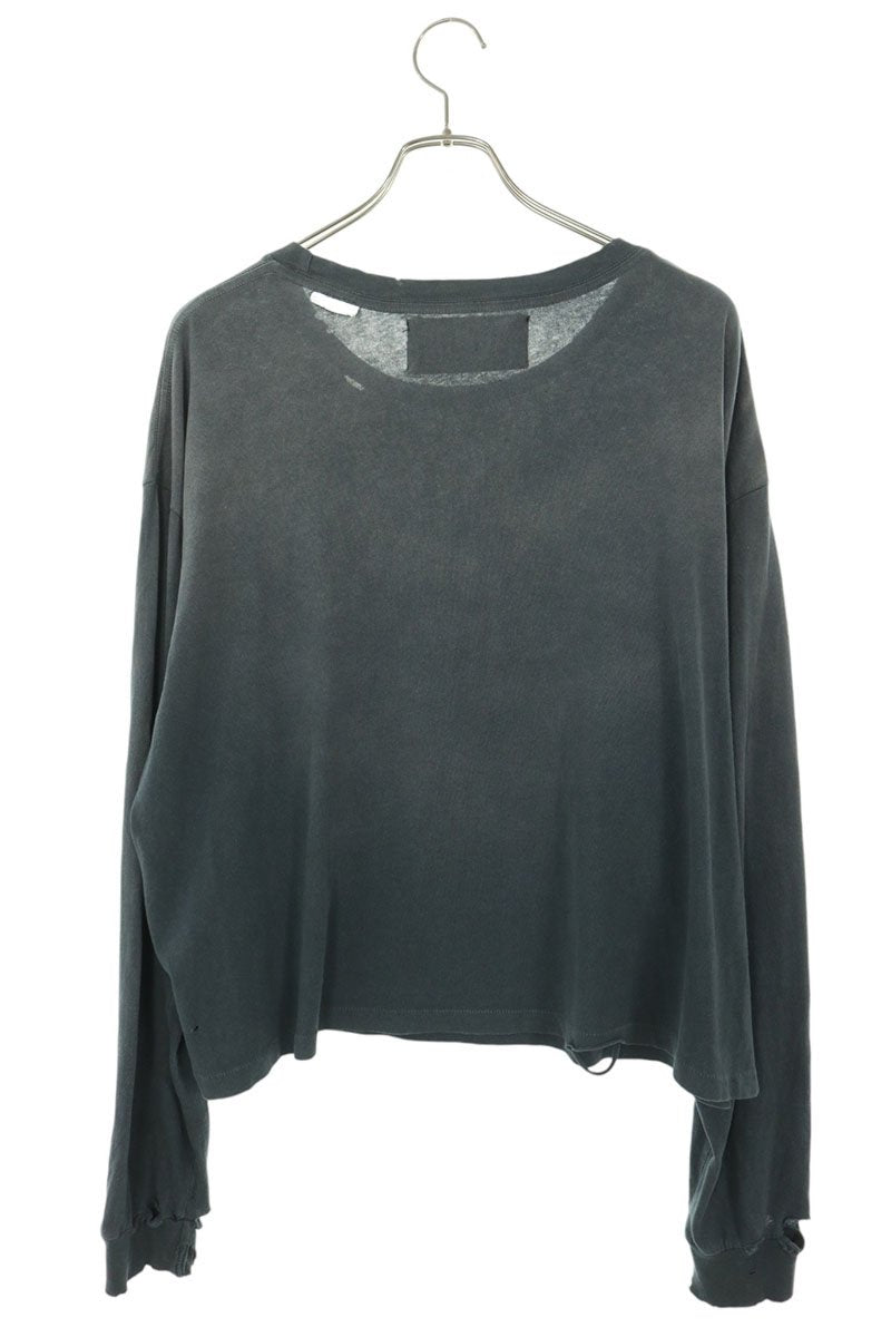 Paly Hollywood Gray Human Print Long Sleeve Shirt Size M