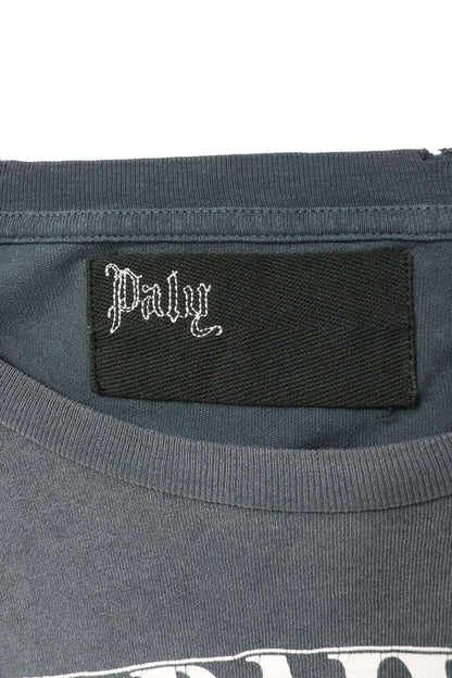 Paly Hollywood Gray Human Print Long Sleeve Shirt Size M