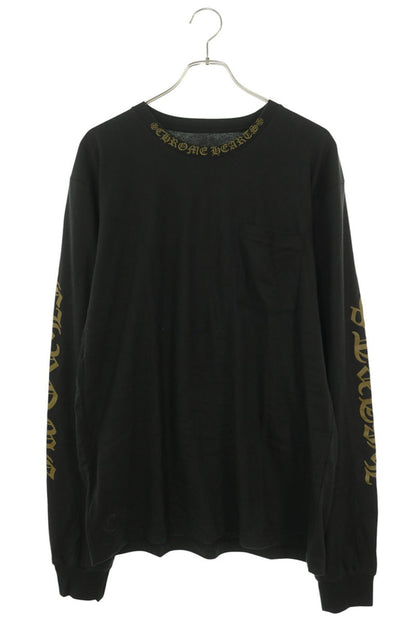 Chrome Hearts Neck Logo Long Sleeve T-Shirt Black Size L