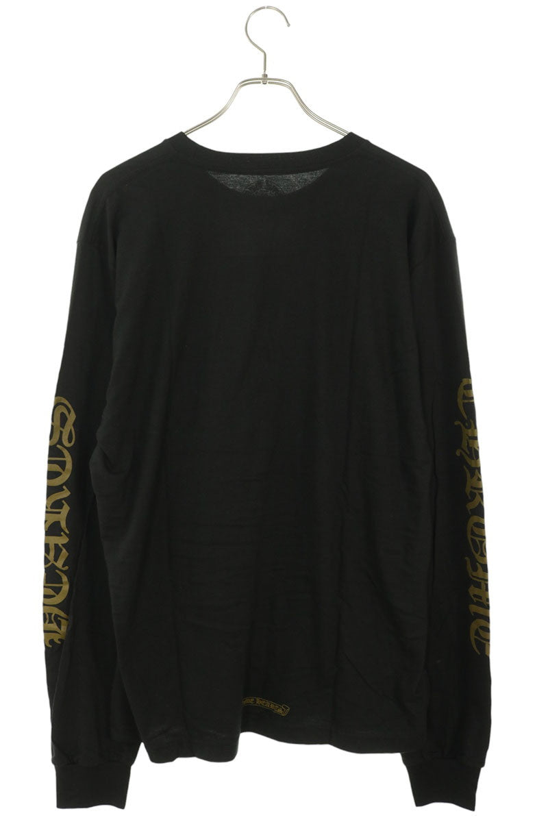 Chrome Hearts Neck Logo Long Sleeve T-Shirt Black Size L