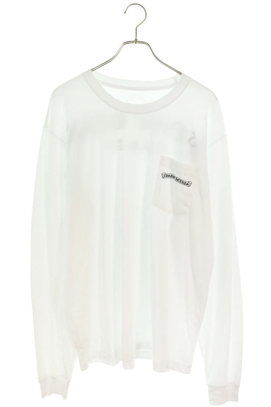 Chrome Hearts CH L S 1 Arch Logo Long Sleeve White/Black Size XL