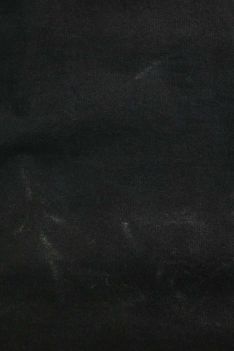 BALENCIAGA 651796 TJVN3 Tag Print Damaged Long Sleeve Black Size M
