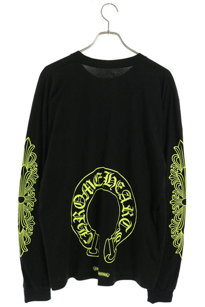 Chrome Hearts CH L S 1 Floral Long Sleeve Black/Yellow Size XL