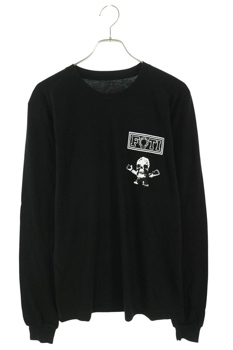 Chrome Hearts CH L S 1 Back FOTI Print Long Sleeve Black Size M