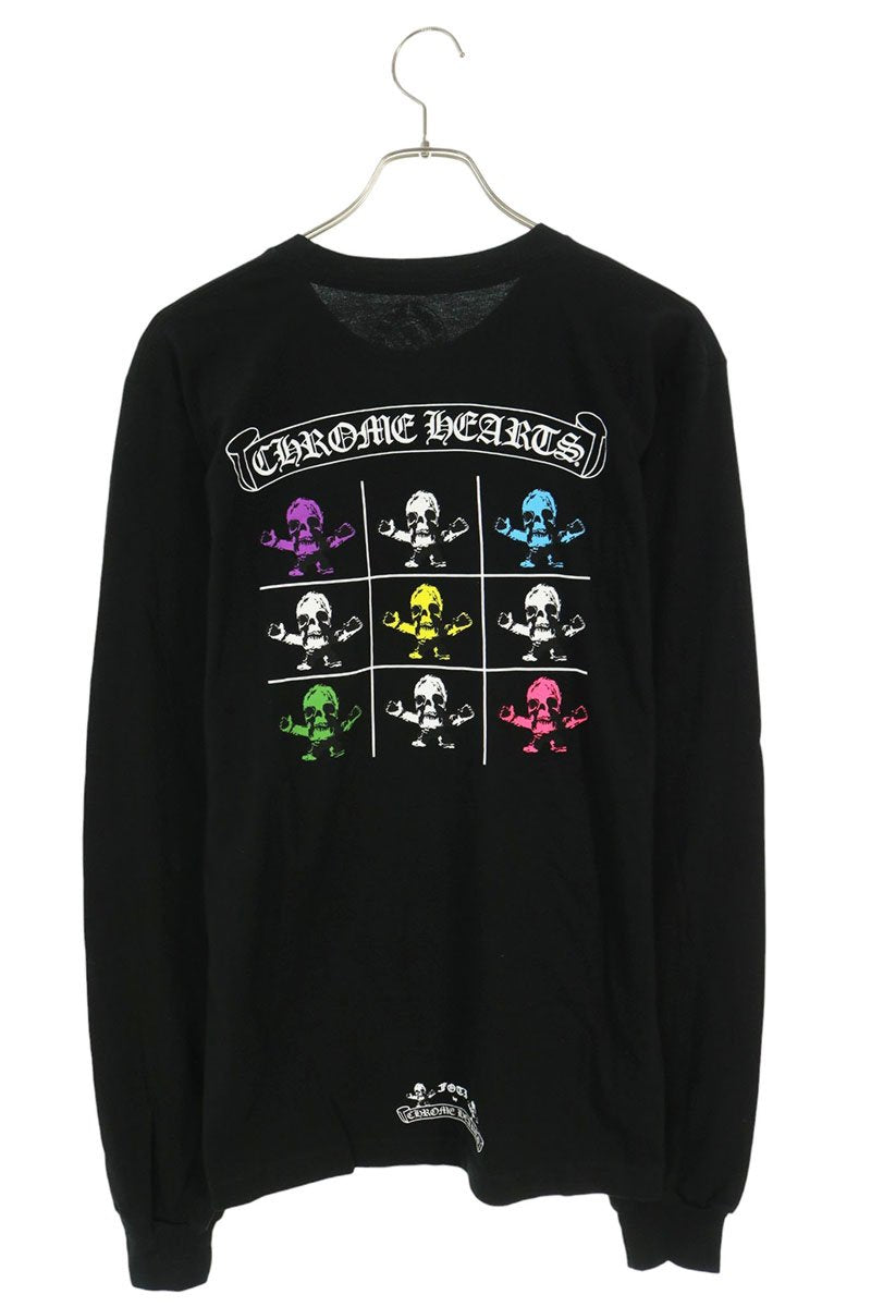 Chrome Hearts CH L S 1 Back FOTI Print Long Sleeve Black Size M