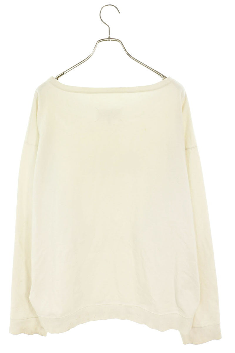 Maison Margiela S50GU0088 Calendar Tag Long Sleeve White Size 44
