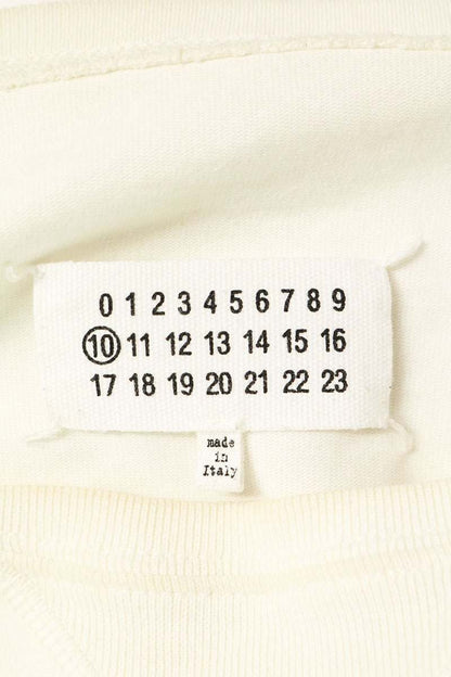 Maison Margiela S50GU0088 Calendar Tag Long Sleeve White Size 44