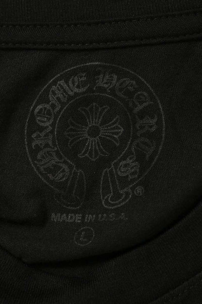 Chrome Hearts CH L S 1 Back Horseshoe Floral Long Sleeve Top Size L