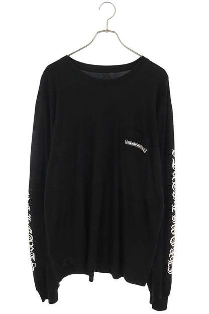 Chrome Hearts CH T-SHRT 1 Back Long Sleeve Black/White Size XL