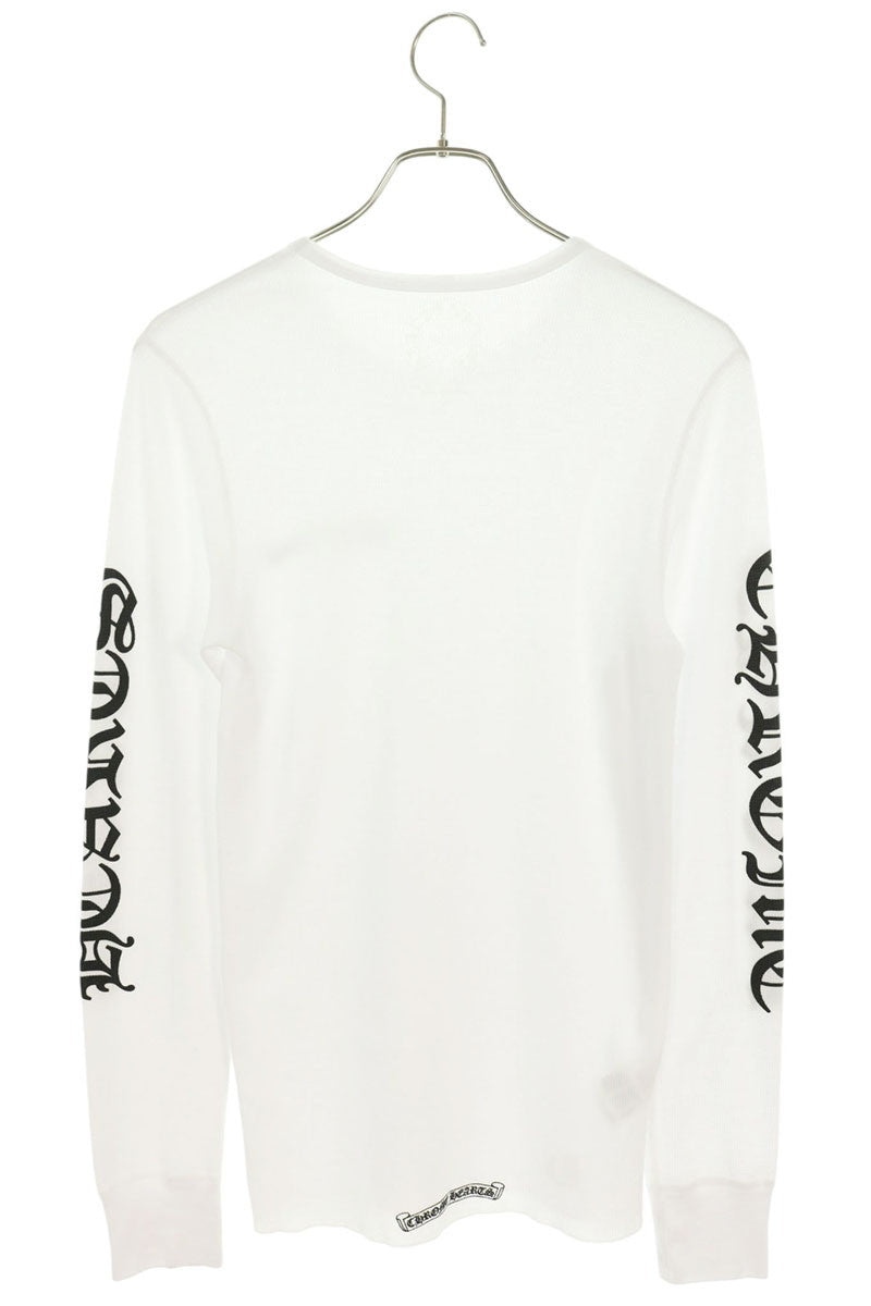 Chrome Hearts Thermal L S Sleeve Logo Print White Size M