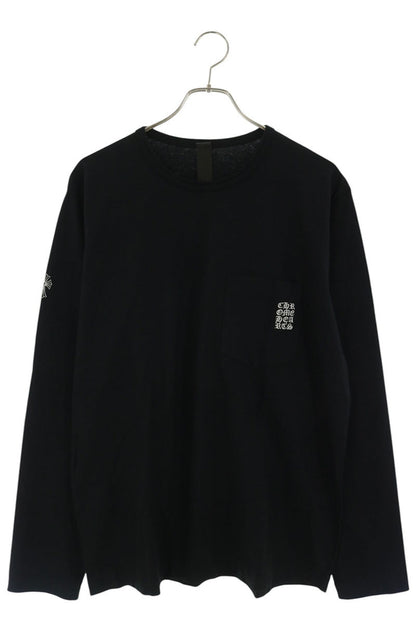 Chrome Hearts Y NOT Embroidered Pocket Sleeve Black Size L