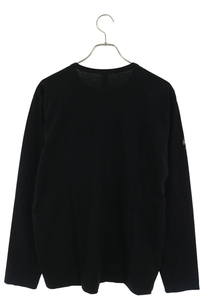 Chrome Hearts Y NOT Embroidered Pocket Sleeve Black Size L