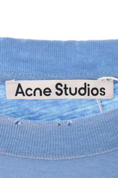 ACNE STUDIOS Spray Logo Relaxed Fit Sleeve Blue Size XS