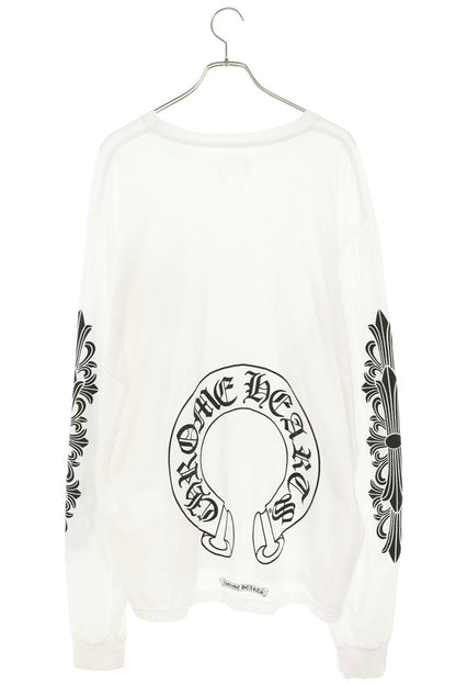 Chrome Hearts Floral Horseshoe T-Shirt White/Black Size XL