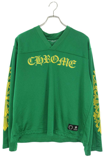 Chrome Hearts MESH WARM UP JERSEY CH Print Long Sleeve Shirt Size M