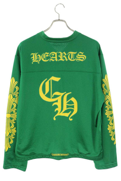 Chrome Hearts MESH WARM UP JERSEY CH Print Long Sleeve Shirt Size M
