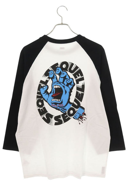 SEQUEL 25AW Santa Cruz Raglan Longsleeve White/Black Size L