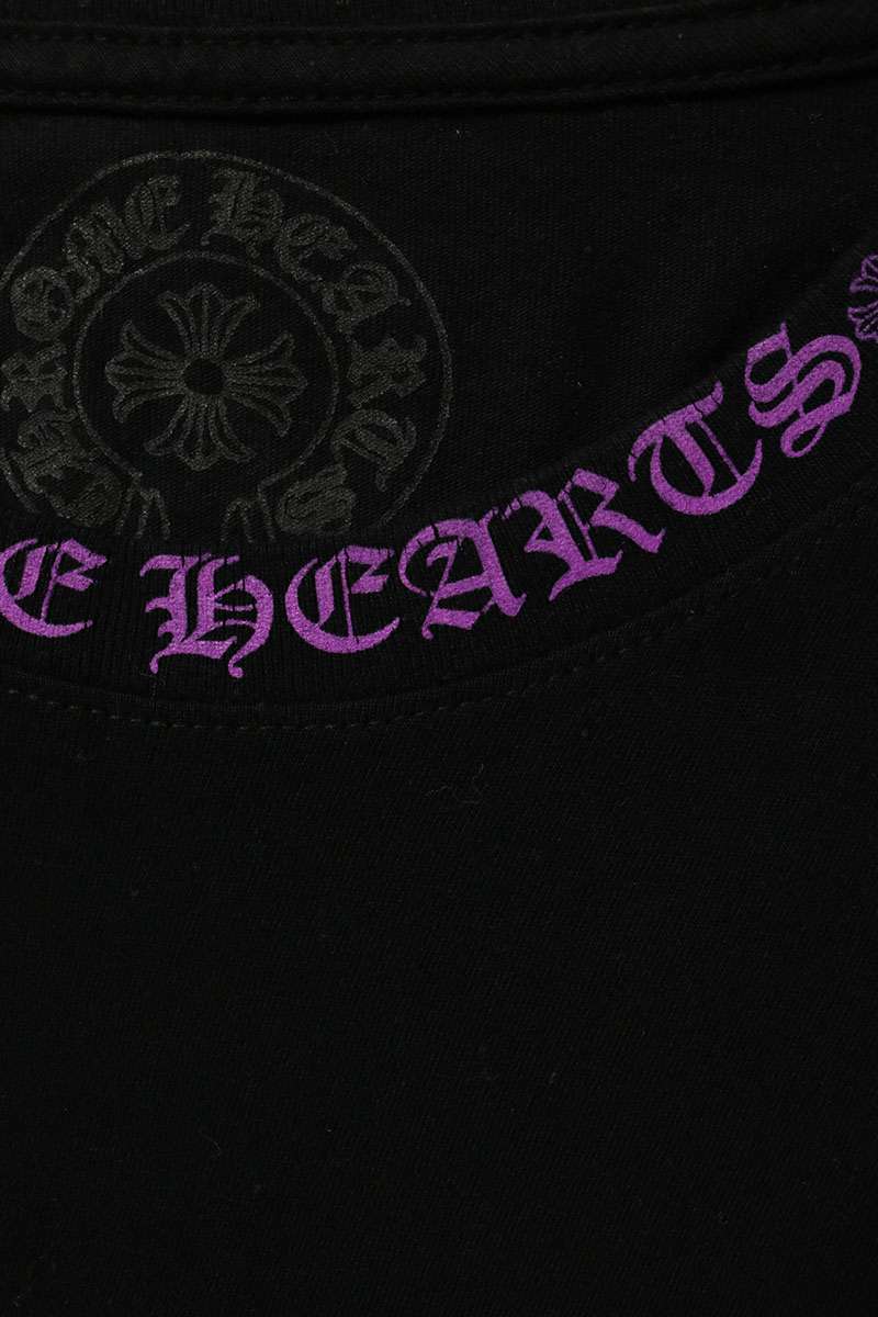 Chrome Hearts Neck Logo Sleeve Print Sleeve Black Size XXL