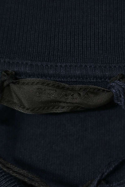 PRADA FW26 Chest Logo Long Sleeve Polo Shirt Size XL