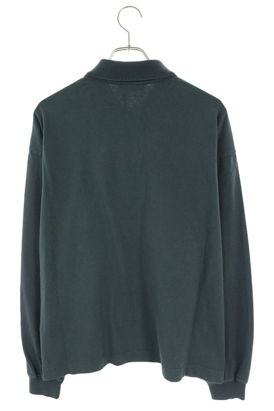 PRADA 26AW Chest Logo Cotton Polo Dark Green Size M