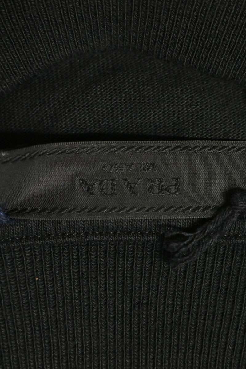PRADA 26AW Chest Logo Long Sleeve T-Shirt Size L