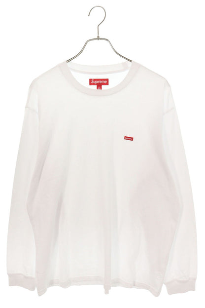 SUPREME Small Box Logo Long Sleeve Tee Cotton Size L