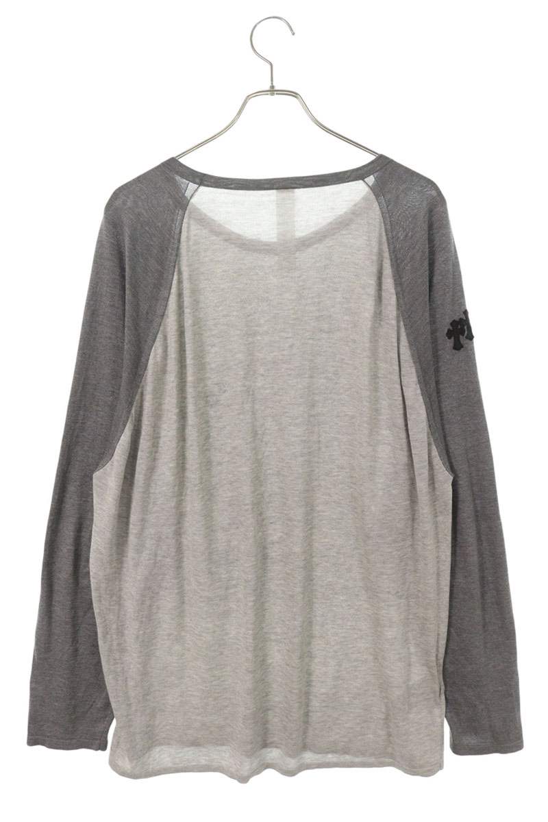 Chrome Hearts U MIXED EMOTIONS Triple Shirt Gray Size XL