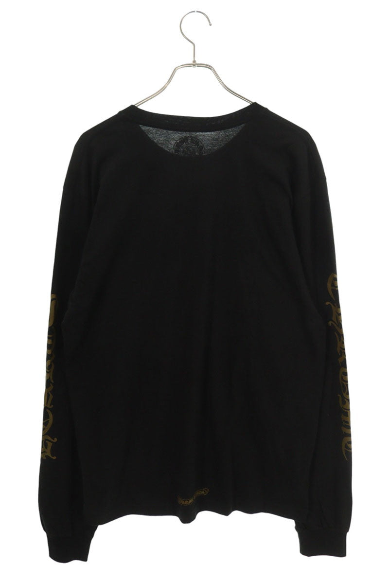 Chrome Hearts Neck Logo Print Cotton Sleeve T-Shirt Size L