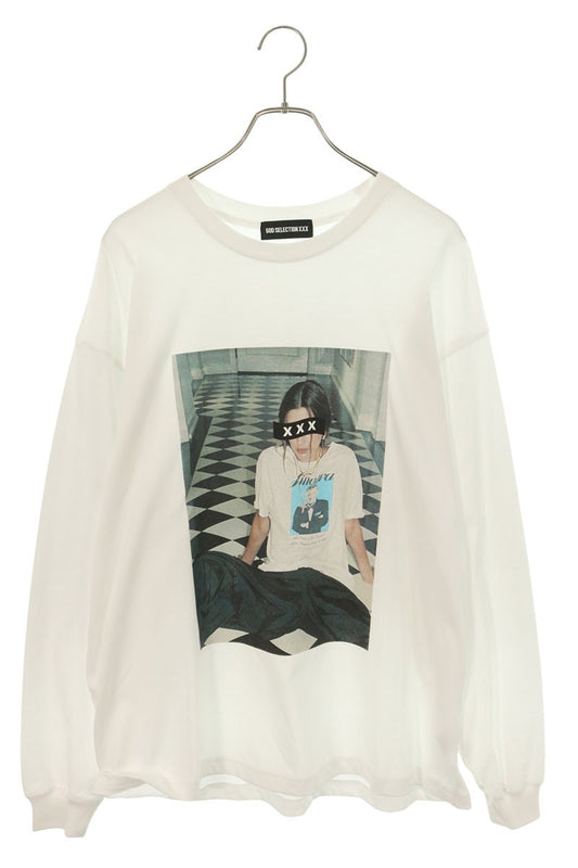 GOD SELECTION XXX Photo Print Long Sleeve T-Shirt Size L