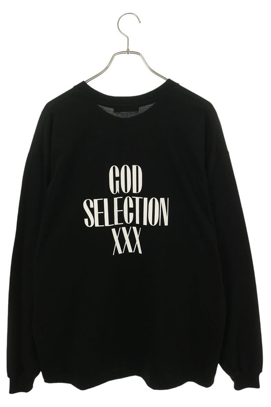 GOD SELECTION XXX Black Photo Print Long Sleeve Size L