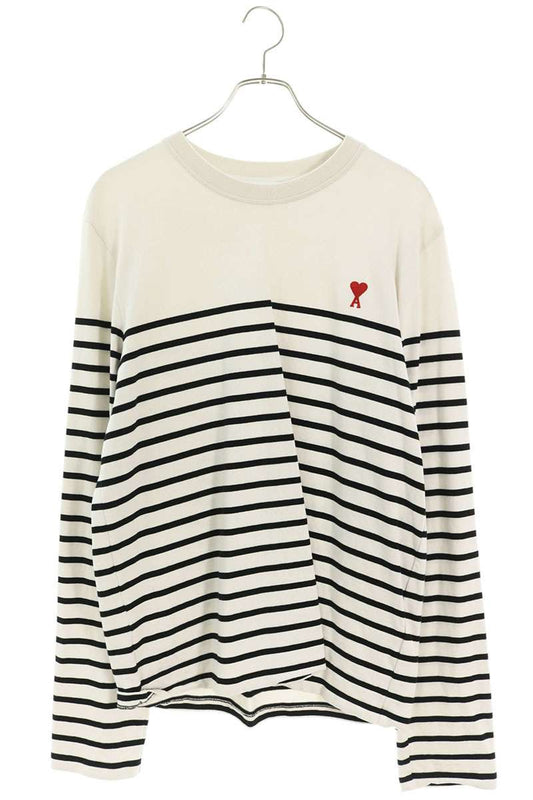 AMI Alexandre Mattiussi Heart A Stripe Long Sleeve Size L