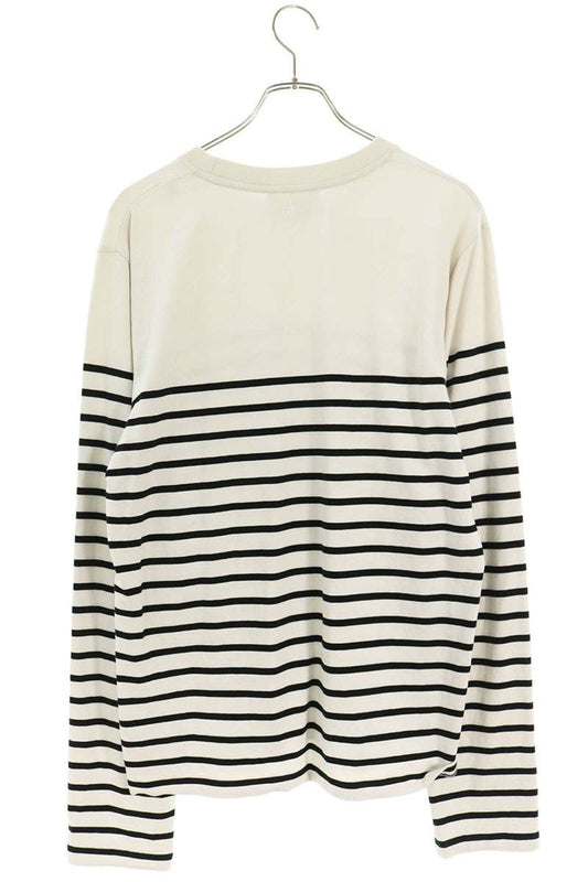 AMI Alexandre Mattiussi Heart A Stripe Long Sleeve Size L