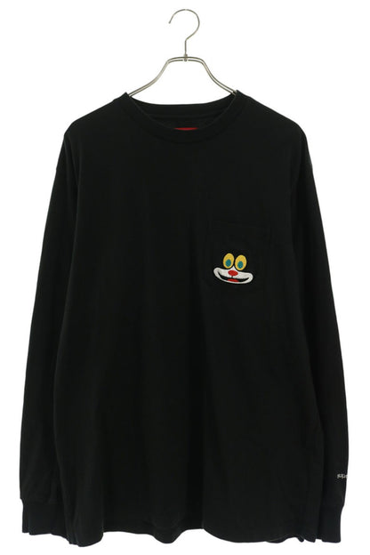 SUPREME 19AW Cat Long Sleeve Pocket Tee Black Size L