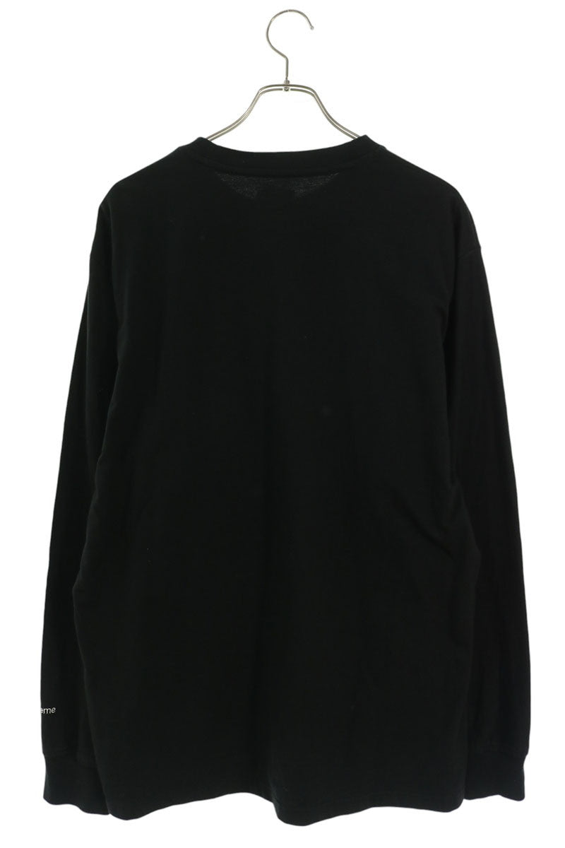 SUPREME 19AW Cat Long Sleeve Pocket Tee Black Size L